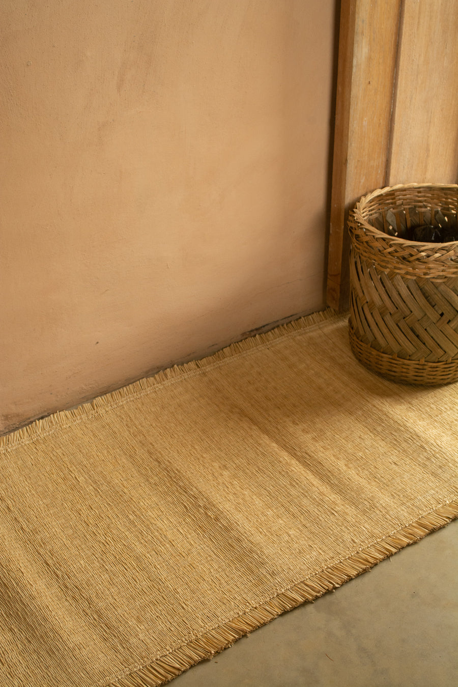 Palm floor runner. Handmade in Colombia